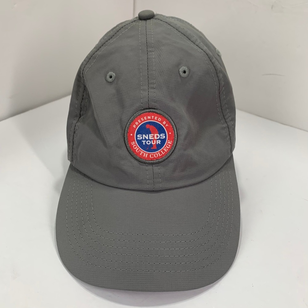 SNEDS Tour Golf Gray Performance Dad Hat Adjustable Lightweight South College